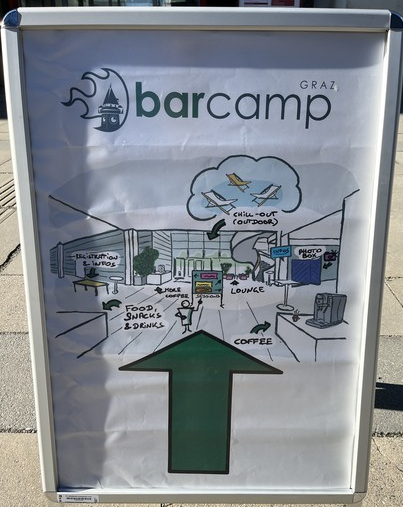 Comic zum Barcamp Graz
